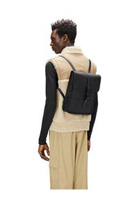 Rains Plecak Backpack Micro W3 13010 Czarny. Kolor: czarny. Materiał: materiał