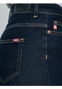 Big-Star - Jeansy damskie granatowe Adela Bootcut 505. Kolor: niebieski #2