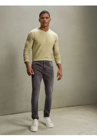 Sinsay - Jeansy skinny - szary. Kolor: szary