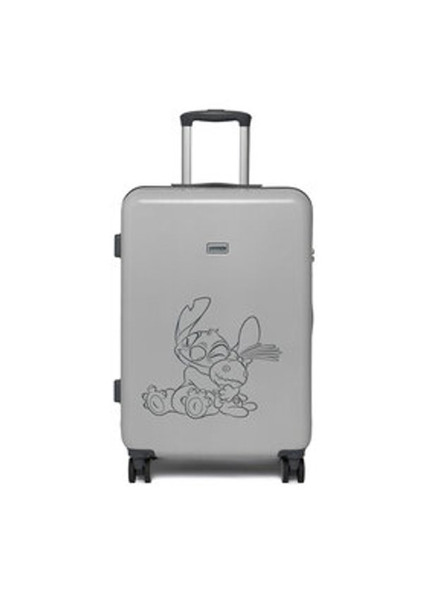 Disney Classics Walizka średnia CEO-SW-ACCCS-SS26-244DCLS-M Szary. Kolor: szary. Wzór: motyw z bajki
