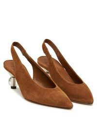 Weekend Max Mara Sandały Orma 2525526094600 Brązowy. Kolor: brązowy #4