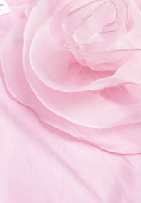 Born2be - Różowy T-shirt Koszulka z Krótkim Rękawem i Aplikacją w Kształcie Kwiatu Nestairis. Kolor: różowy. Długość rękawa: krótki rękaw. Długość: krótkie. Wzór: kwiaty, aplikacja. Styl: klasyczny #5