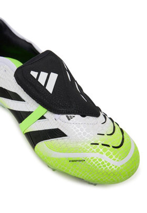 Adidas - adidas Buty do piłki nożnej Predator Pro Fold-Over Tongue Firm Ground JS4071 Biały. Kolor: biały. Materiał: skóra