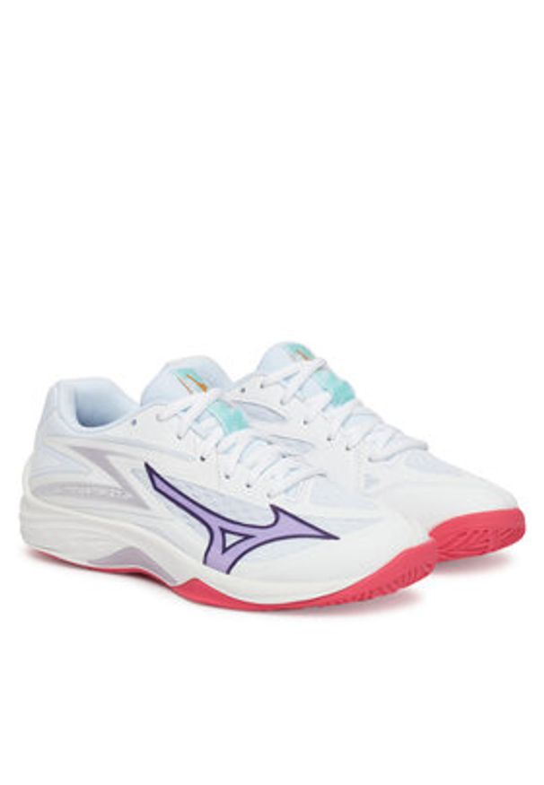 Mizuno Buty halowe Lightning Star Z7 Jr. V1GD2303 Biały. Kolor: biały. Materiał: materiał