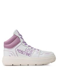 Love Moschino - Sneakersy LOVE MOSCHINO. Kolor: biały