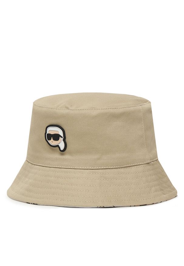 Karl Lagerfeld - Kapelusz KARL LAGERFELD. Kolor: beżowy