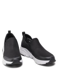 skechers - Skechers Sneakersy Banlin 232043/BKW Czarny. Kolor: czarny. Materiał: materiał #6