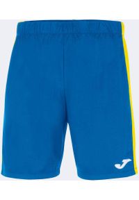 Spodenki do piłki nożnej męskie Joma Maxi. Kolor: niebieski, wielokolorowy, żółty. Materiał: poliester. Sport: piłka nożna #2