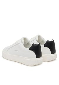 Calvin Klein Sneakersy Chunky Cupsole Laceup Lth YM0YM01344 Biały. Kolor: biały. Materiał: skóra