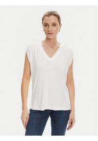 Guess Bluzka W5YP52 KCYW2 Biały Regular Fit. Kolor: biały. Materiał: syntetyk #1