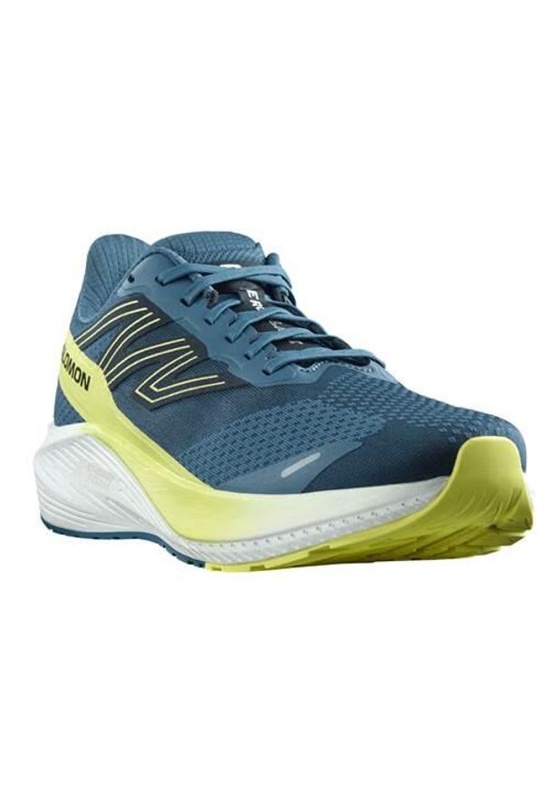 salomon - Buty do biegania męskie Salomon Aero Blaze. Zapięcie: sznurówki. Kolor: niebieski. Materiał: materiał. Szerokość cholewki: normalna. Sport: bieganie