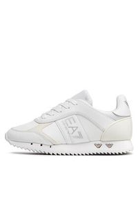 EA7 Emporio Armani Sneakersy X8X119 XK291 R383 Biały. Kolor: biały. Materiał: skóra #8