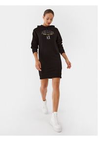Armani Exchange Sukienka codzienna 6RYA78 YJEBZ 1200 Czarny Regular Fit. Okazja: na co dzień. Kolor: czarny. Materiał: bawełna, syntetyk. Typ sukienki: proste. Styl: casual #3
