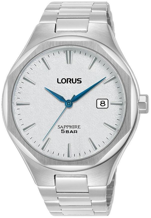 Zegarek Lorus Zegarek Lorus meski RS979DX9 srebrny 42 mm .. Kolor: srebrny