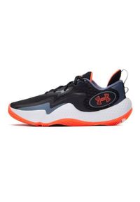 Buty treningowe męskie Under Armour Spawn 5. Kolor: czarny. Materiał: materiał, syntetyk, tkanina, guma. Sport: koszykówka