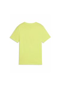 Puma - Młodzieżowa koszulka Active Sports z grafiką PUMA Lemon Sherbert Yellow. Kolor: żółty. Materiał: guma. Wzór: nadruk