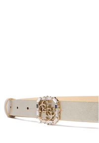 Guess Pasek Damski BW9326 P6125 Złoty. Kolor: złoty. Materiał: skóra #3