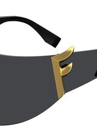FENDI - Okulary przeciwsłoneczne Fendi Prints On. Kolor: czarny. Wzór: gradientowy #3