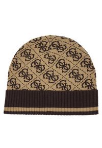 Guess Czapka AM5028 POL01 Brązowy. Kolor: brązowy. Materiał: akryl, materiał