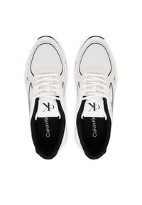 Calvin Klein Sneakersy Hike Runner Mesh Mix Met Mg YW0YW02009 Biały. Kolor: biały. Materiał: mesh, skóra, materiał #3