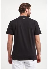 Philipp Plein - T-shirt męski PHILLIPP PLEIN. Materiał: bawełna, skóra. Wzór: nadruk, aplikacja #4
