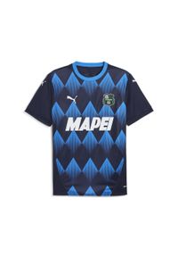 Puma - Męska koszulka US Sassuolo Calcio 24/25 PUMA Navy Ignite Blue. Kolor: niebieski