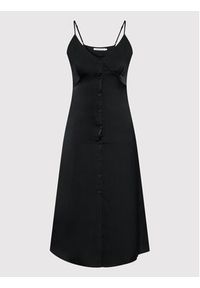 Calvin Klein Jeans Sukienka letnia J20J219640 Czarny Regular Fit. Kolor: czarny. Materiał: syntetyk. Sezon: lato