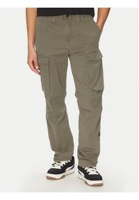 G-Star RAW - G-Star Raw Joggery Core D24309-D920 C496 Khaki Regular Fit. Kolor: brązowy. Materiał: syntetyk