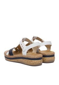 Rieker Sandały CEO-V0919-81 Biały. Kolor: biały. Materiał: skóra #3