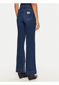 Wrangler Jeansy 112351028 Granatowy Flare Fit. Kolor: niebieski
