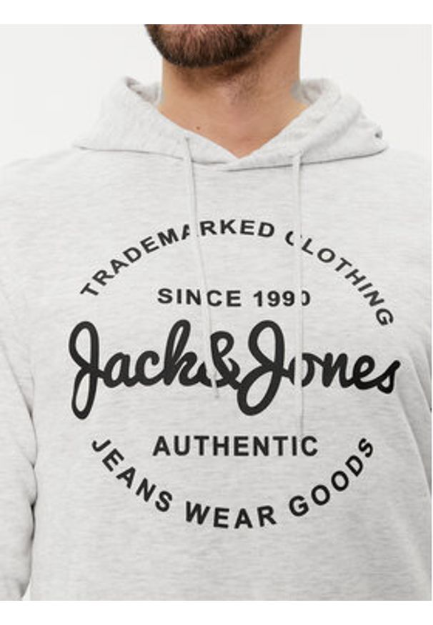 Jack & Jones - Jack&Jones Bluza Forest 12249237 Szary Standard Fit. Kolor: szary. Materiał: bawełna