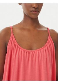 Vero Moda Sukienka letnia Luna 10286077 Koralowy Regular Fit. Kolor: pomarańczowy. Materiał: bawełna. Sezon: lato #4