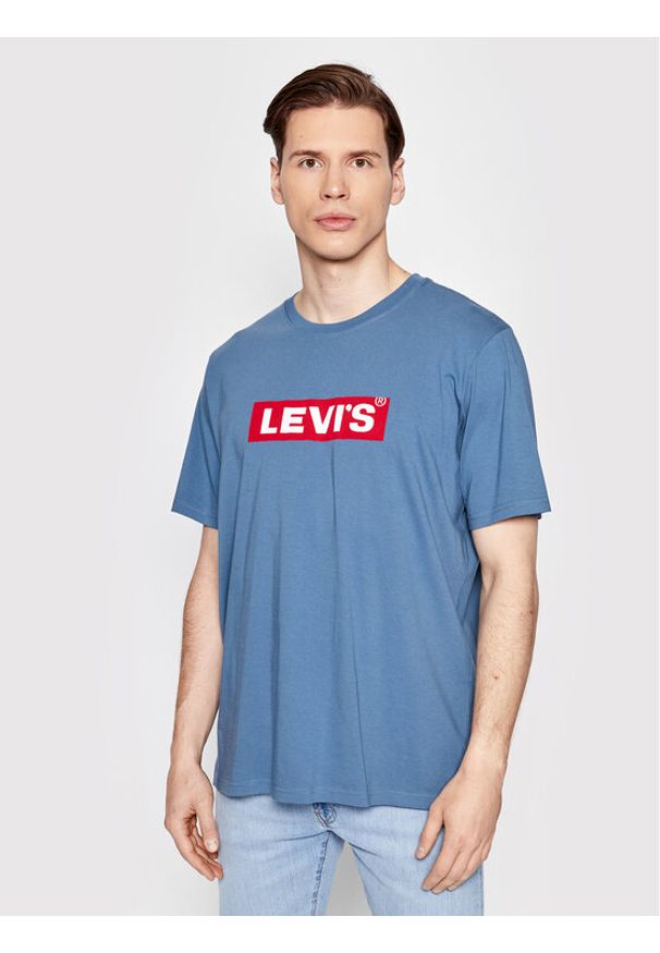 Levi's® T-Shirt 16143-0598 Niebieski Relaxed Fit. Kolor: niebieski. Materiał: bawełna