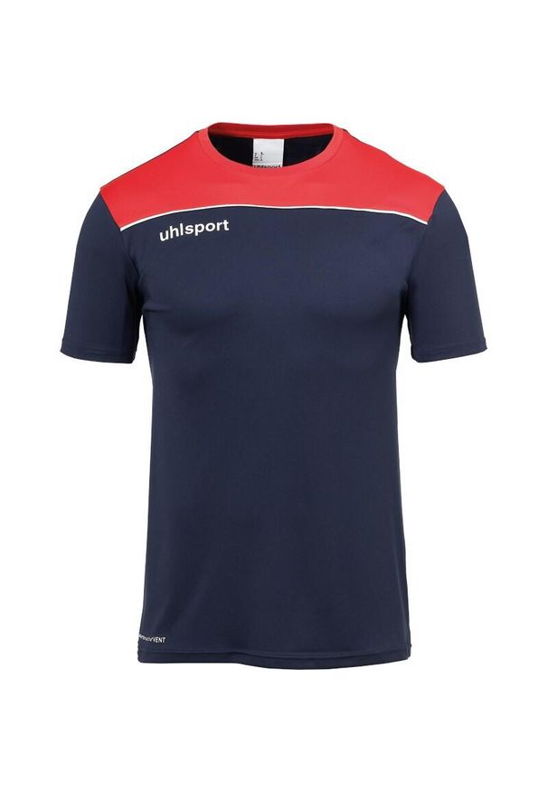 UHLSPORT - Koszulka Uhlsport Offense 23 Poly. Kolor: czerwony, wielokolorowy, niebieski. Materiał: jersey. Sport: piłka nożna, fitness