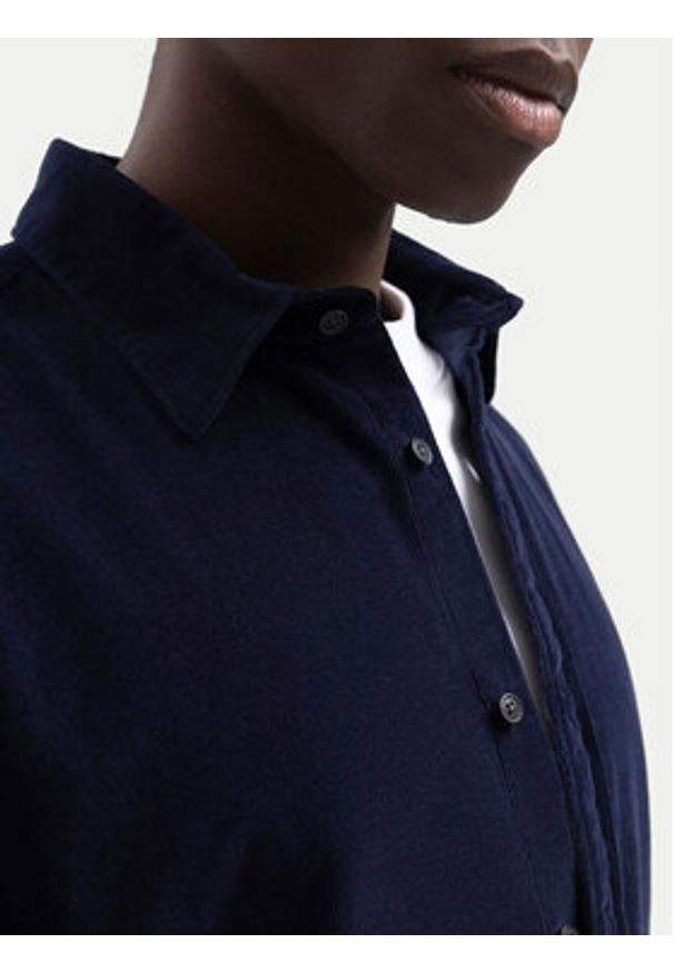 Selected Homme Koszula Gowen 16090182 Granatowy Regular Fit. Kolor: niebieski. Materiał: bawełna
