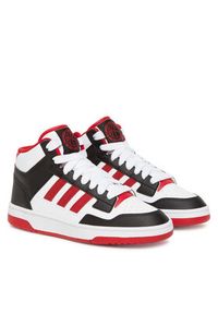 Adidas - adidas Buty do koszykówki Rapid Court Mid JR3160 Biały. Kolor: biały. Materiał: skóra. Sport: koszykówka #5