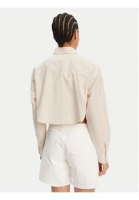 Calvin Klein Jeans Koszula J20J225078 Beżowy Regular Fit. Kolor: beżowy. Materiał: bawełna