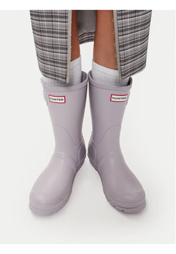 Hunter Kalosze HFW-002 Fioletowy. Kolor: fioletowy. Materiał: kauczuk