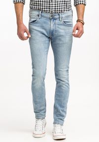 Lee - LEE LUKE MĘSKIE SPODNIE JEANSOWE JEANSY DŻINSY BLUE DOVE L719OWA32