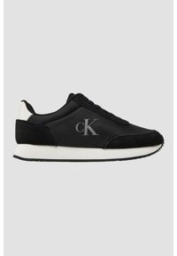 Calvin Klein - CALVIN KLEIN Czarne sneakersy damskie, Rozmiar 38. Kolor: czarny