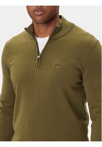 Aeronautica Militare Sweter 252MA1578UL00506 Zielony Regular Fit. Kolor: zielony. Materiał: bawełna #5