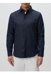 Reserved - Jeansowa koszula slim fit - granatowy. Kolor: niebieski. Materiał: jeans #1