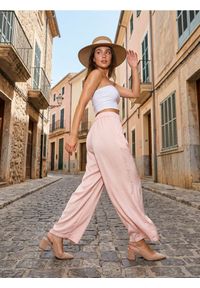 Sinsay - Top typu bandeau w stylu basic - biały. Kolor: biały