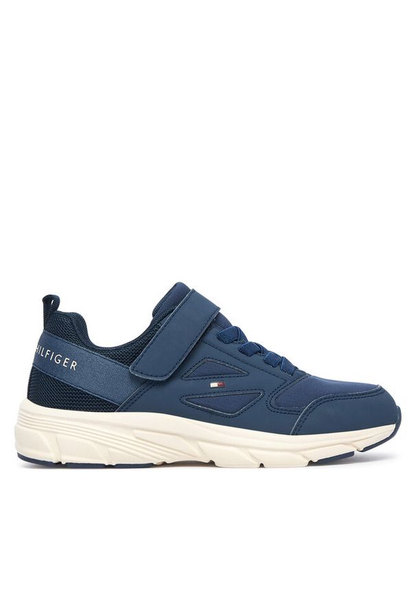 TOMMY HILFIGER - Sneakersy Tommy Hilfiger. Kolor: niebieski