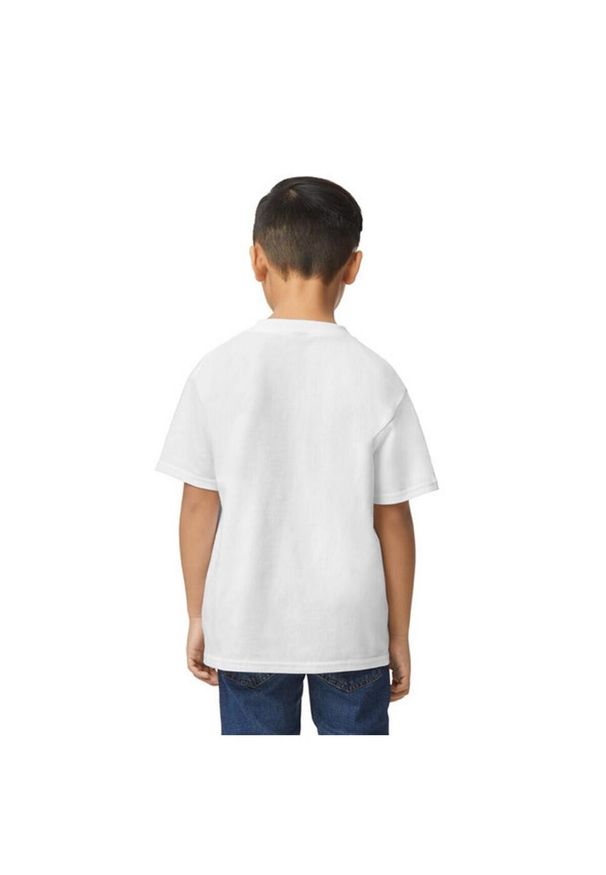 GILDAN - Koszulka Dziecięca Softstyle Midweight T-shirt. Kolor: biały