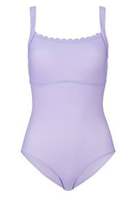 Kostium kąpielowy shape Level 1 bonprix lila. Kolor: fioletowy #1