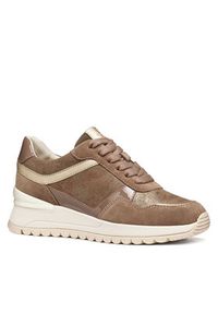 Geox Sneakersy D Desya D6500A 0QM22 C6002 Brązowy jasny. Kolor: brązowy. Materiał: skóra #4