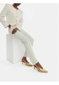 Gino Rossi - GINO ROSSI Czółenka CEO-ROSE-LT2678-1-N Złoty. Kolor: złoty. Materiał: skóra #5