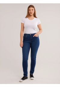 Big-Star - Jeansy damskie skinny niebieskie Adela 358. Kolor: niebieski. Styl: klasyczny #7