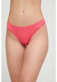 Calvin Klein brazyliany kąpielowe kolor fioletowy. Kolor: fioletowy. Materiał: włókno, dzianina, materiał #1